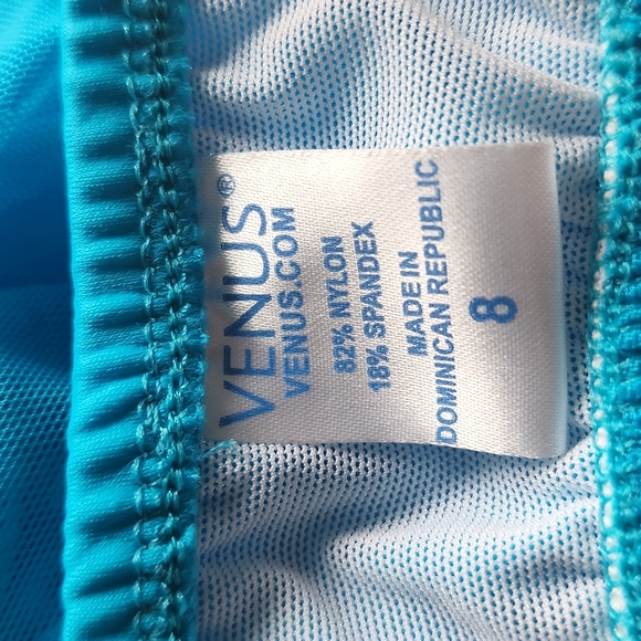 Venus Mesh Hankey Hemline Sharkbite Tankini Top Size 8 - Picture 7 of 7